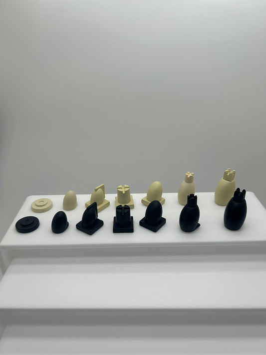 Michael Graves PostModern Travel Chess & Checker Pieces